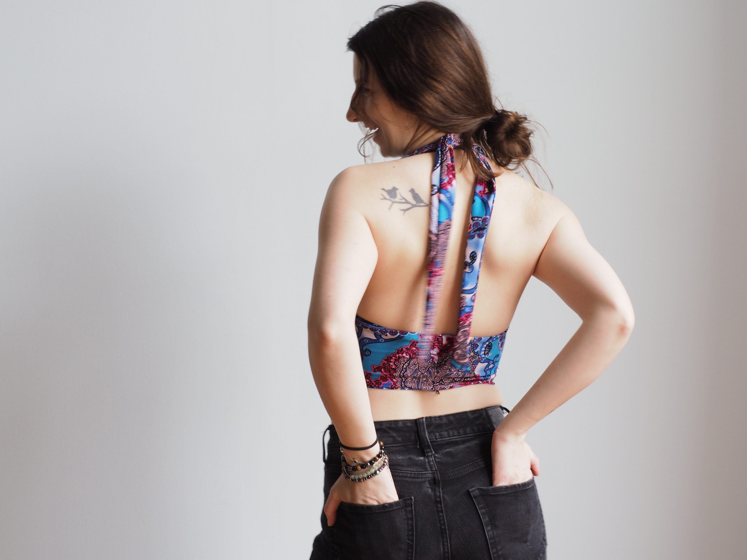 She’s Sew Paisley Halter Top - Image 3