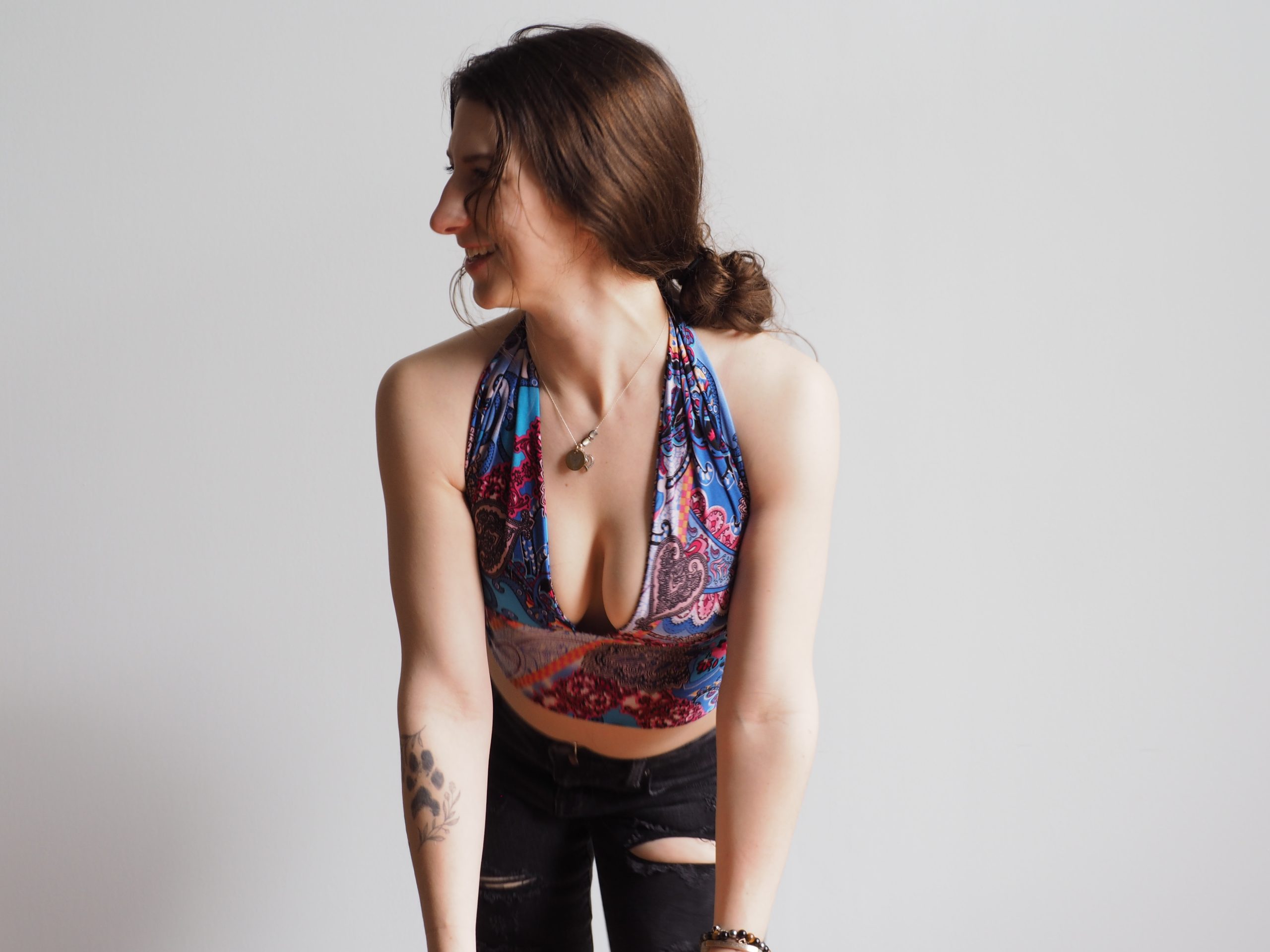 She’s Sew Paisley Halter Top - Image 2
